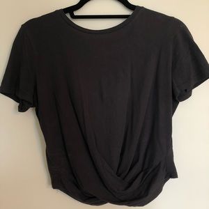 Zara Charcoal Gray Top